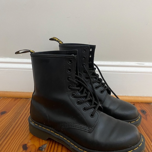 1460 SMOOTH LEATHER LACE UP BOOTS - Picture 3 of 3